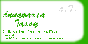 annamaria tassy business card